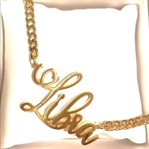 Stainless Steel 18K Gold Custom Crown Name Plate
